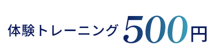 体験トレーニング500円